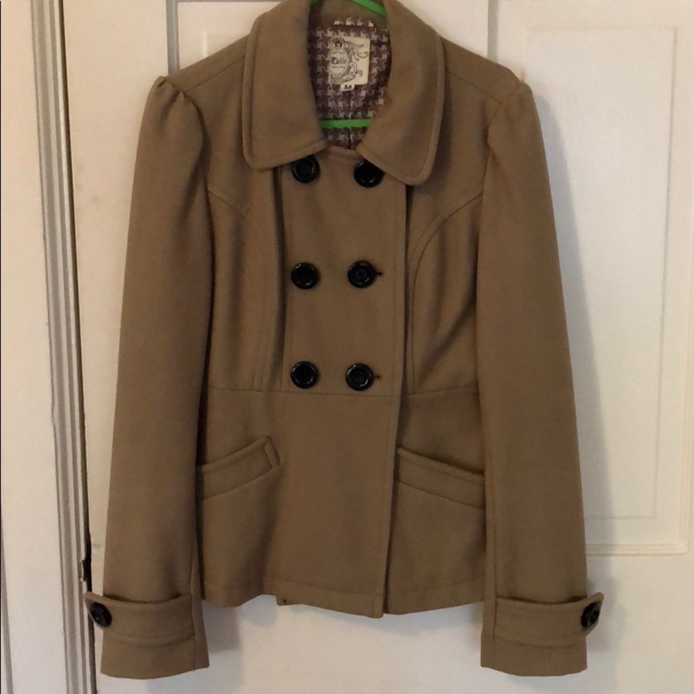 Tulle Pea Coat
